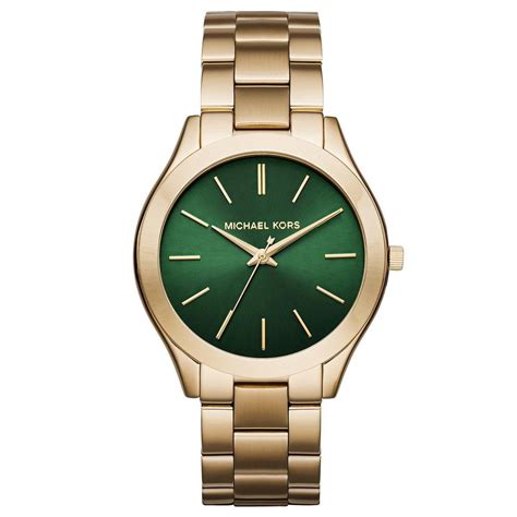 green face women's watch.